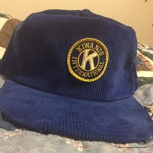 Kiwanis International Strap-back hat Corduroy